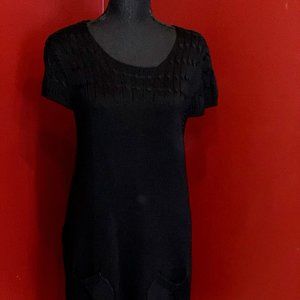 Black Knit Dress